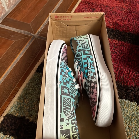 Vans Classic Authentic Sf tribal checkered multiple colors true white - Picture 9 of 10